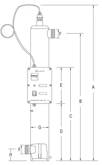 Industriel cylindrisk vandpumpe i rustfrit stål til poolrensning med UVC – køb pooludstyr Industriel cylindrisk vandpumpe i rustfrit stål til poolrensning med UVC – køb pooludstyr
